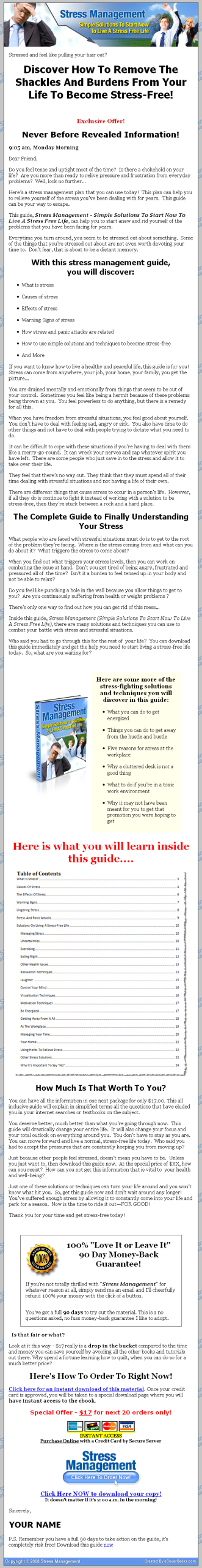 Stress Management PLR Ebook - Image 2