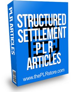 Structured Settlement PLR Articles