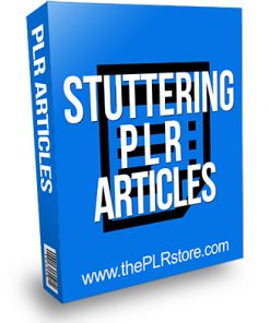 Stuttering PLR Articles