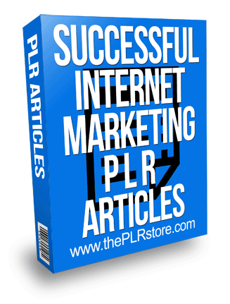 Successful Internet Marketing Plr Articles - 