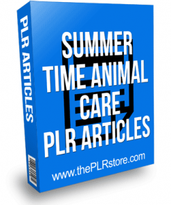 Summer Animal Care PLR Articles