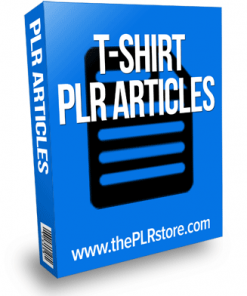 t-shirt plr articles