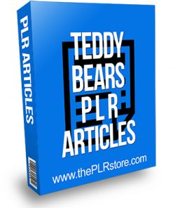 Teddy Bears PLR Articles