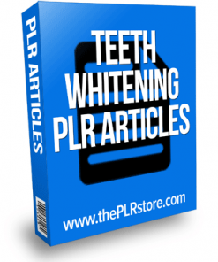 teeth whitening plr articles