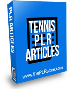 Tennis PLR Articles