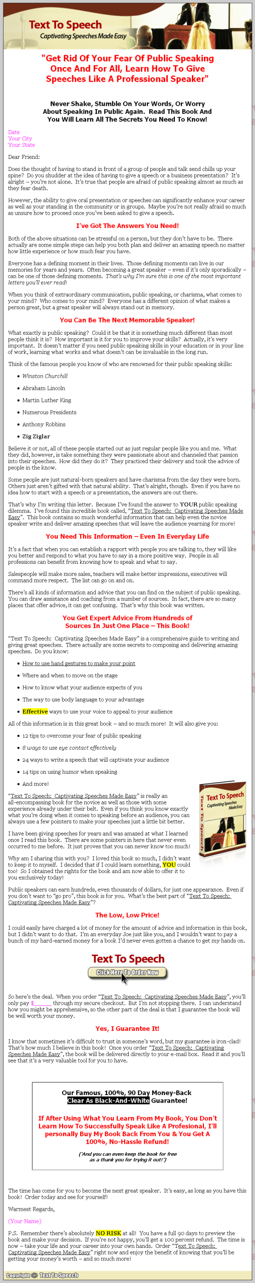 Text to Speech PLR eBook - Image 2