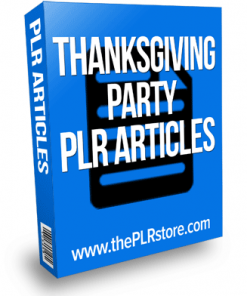 thanksgiving party plr articles