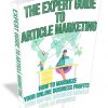 The Expert Guide to Article Marketing PLR Ebook