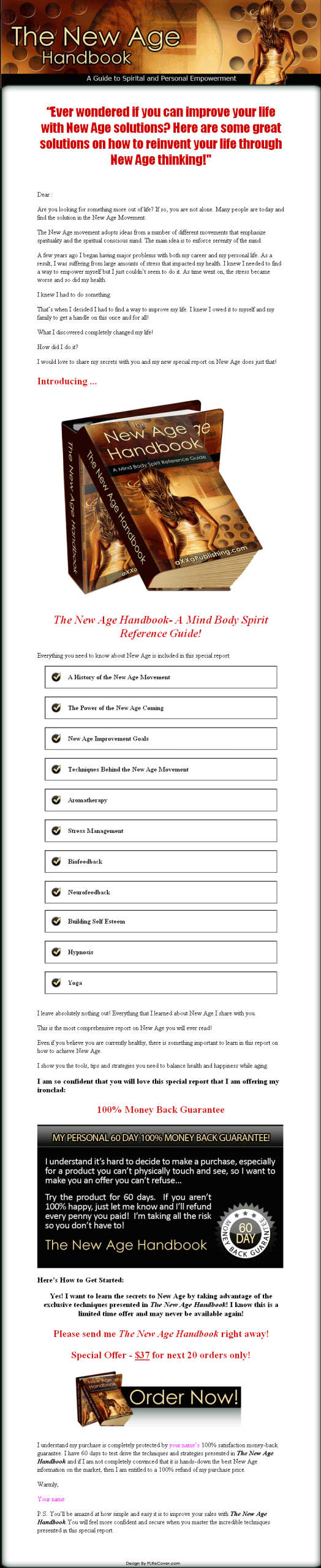 The New Age Handbook PLR Ebook - Image 2