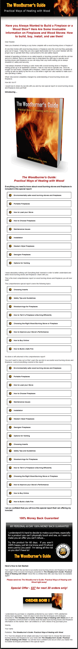 The Woodburners Guide PLR Ebook - Image 2
