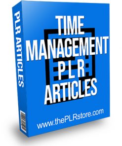 Time Management PLR Articles