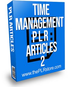 Time Management PLR Articles 2