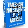 Timeshare Investments PLR Articles