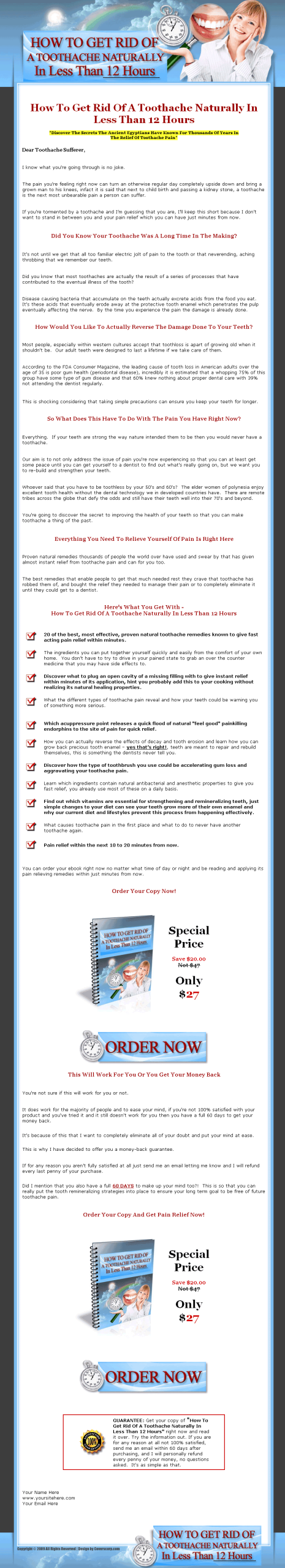 Toothache Remedies PLR Ebook - Image 4