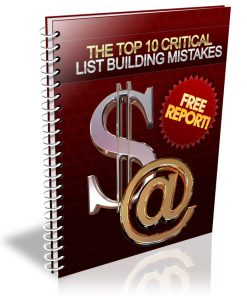 Top List Building Mistakes PLR Ebook