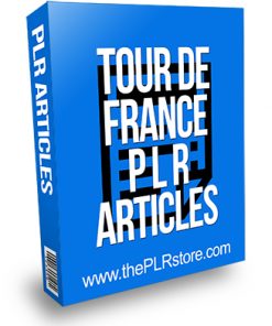 Tour De France PLR Articles