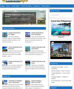 Tourism PLR Website with Private Label Rights