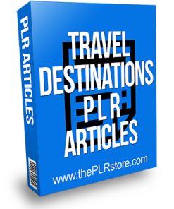Travel Destinations PLR Articles