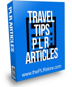 Travel Tips PLR Articles