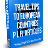 Travel Tips to European Countries PLR Articles