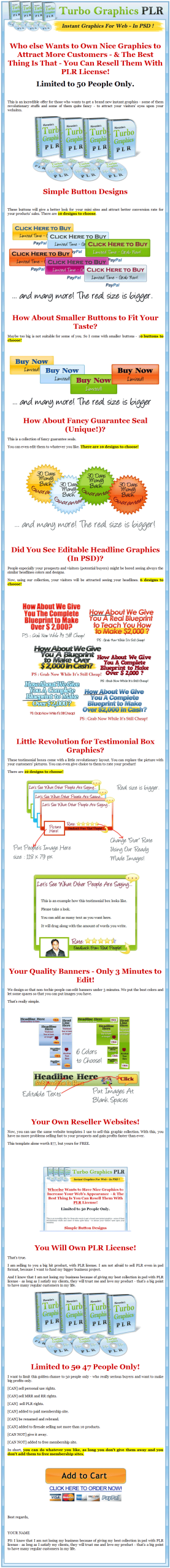 Turbo PLR Graphics Package - Image 2