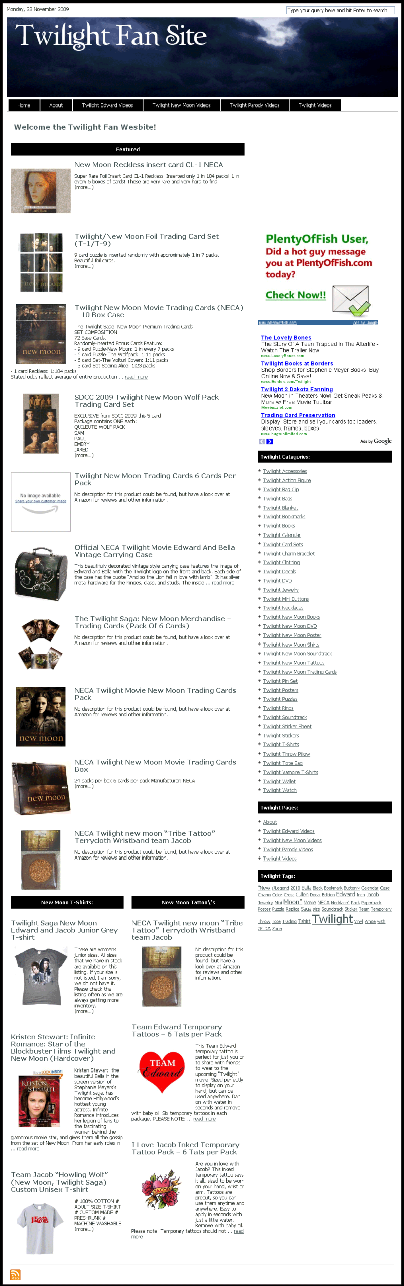 Twilight Amazon PLR Website Niche Store with Adsense - Image 2