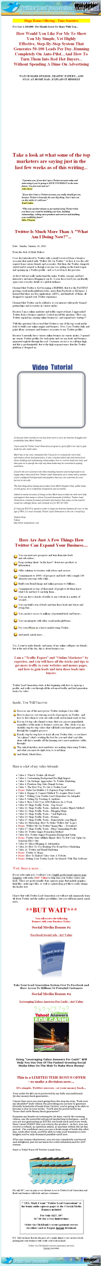 Twitter Lead Generation Videos with Master Resale Rights - Image 2