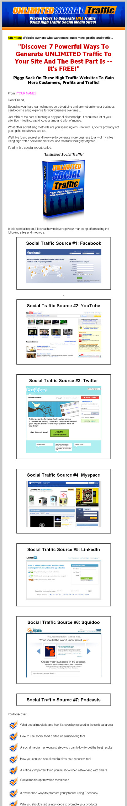 Unlimited Social Traffic MRR eBook - Image 2