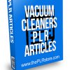 Vacuum Cleaners PLR Articles