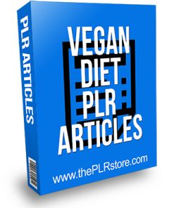 Vegan Diet PLR Articles