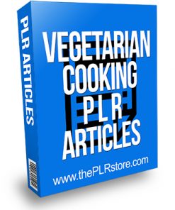 Vegetarian Cooking PLR Articles