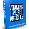 Vitamins PLR Articles