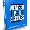 Weather PLR Articles