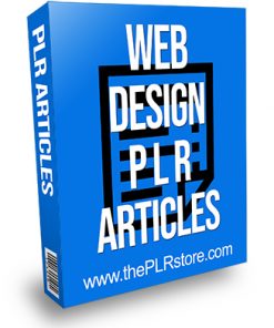 Web Design PLR Articles