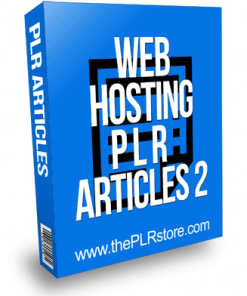 Web Hosting PLR Articles 2