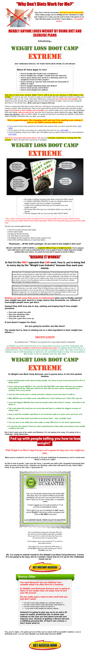 Weight Loss Boot Camp MRR Ebook Package - Image 2