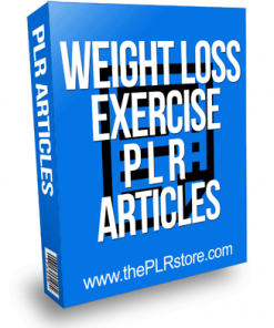 Weight Loss Exercise PLR Articles