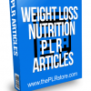 Weight Loss Nutrition PLR Articles