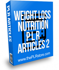 Weight Loss Nutrition PLR Articles 2