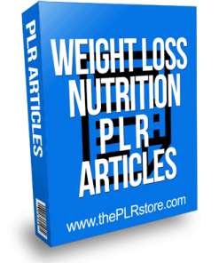 Weight Loss Nutrition PLR Articles