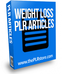 weight loss plr articles