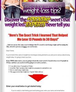 weight loss plr list building