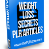 weight loss secrets plr articles