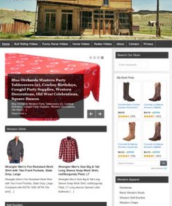 Western PLR Amazon Store Website