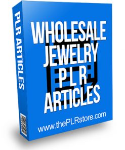 Wholesale Jewelry PLR Articles