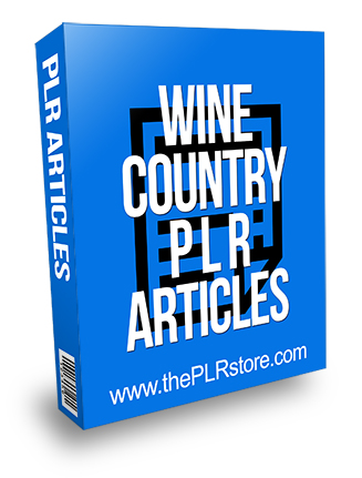 Wine Country PLR Articles