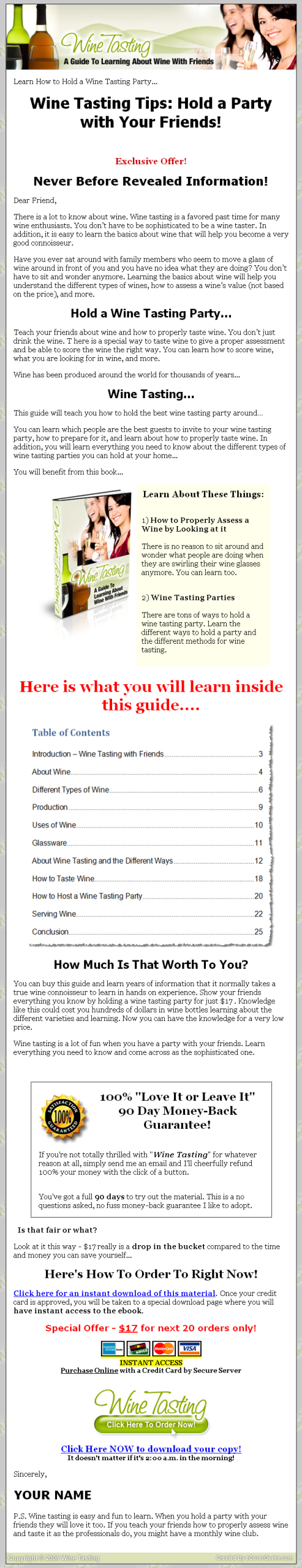 Wine Tasting MRR eBook - Image 2