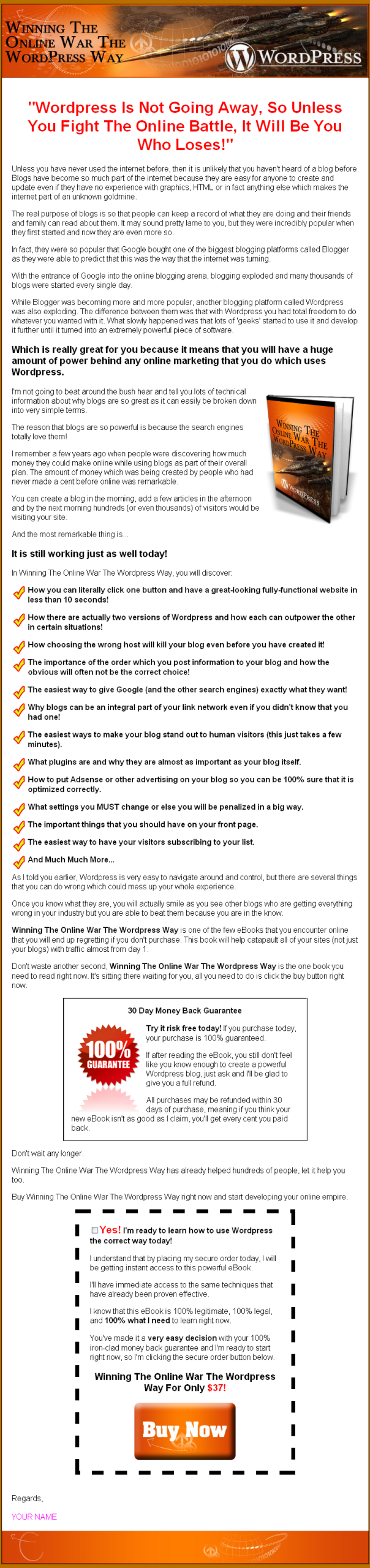 Winning the War the Wordpress Way MRR eBook - Image 2