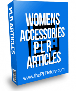 Womens Accessories PLR Articles