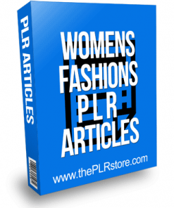 Womens Fashions PLR Articles